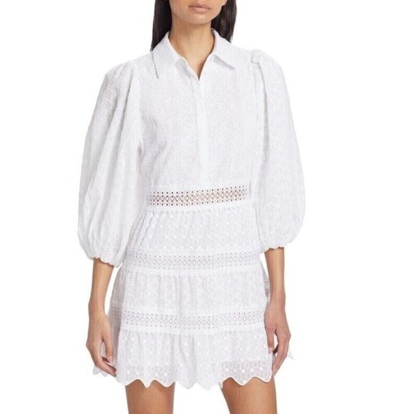 ALICE + OLIVIA Blakesley Jacquard Mini Dress Size 2 - Picture 1 of 9